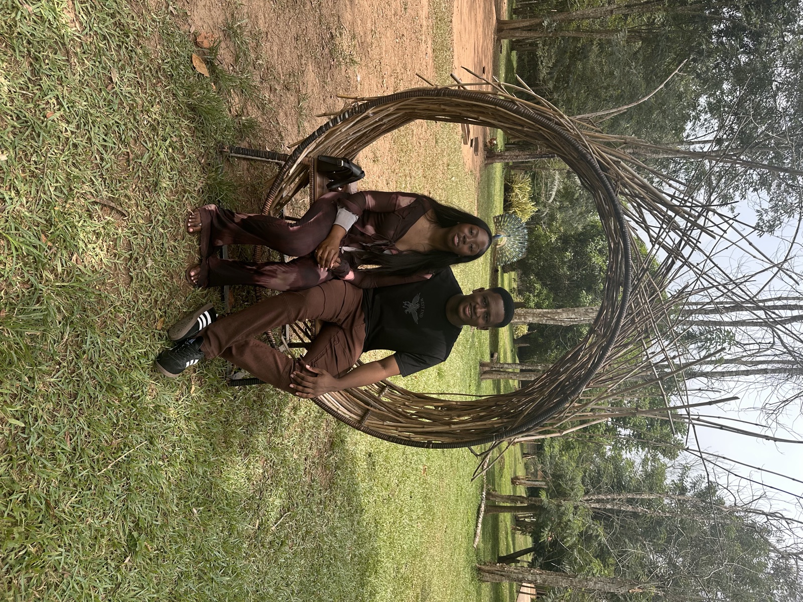 a nest built for exactly two, us